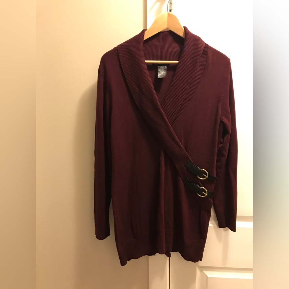 Burgundy Tunic sweater